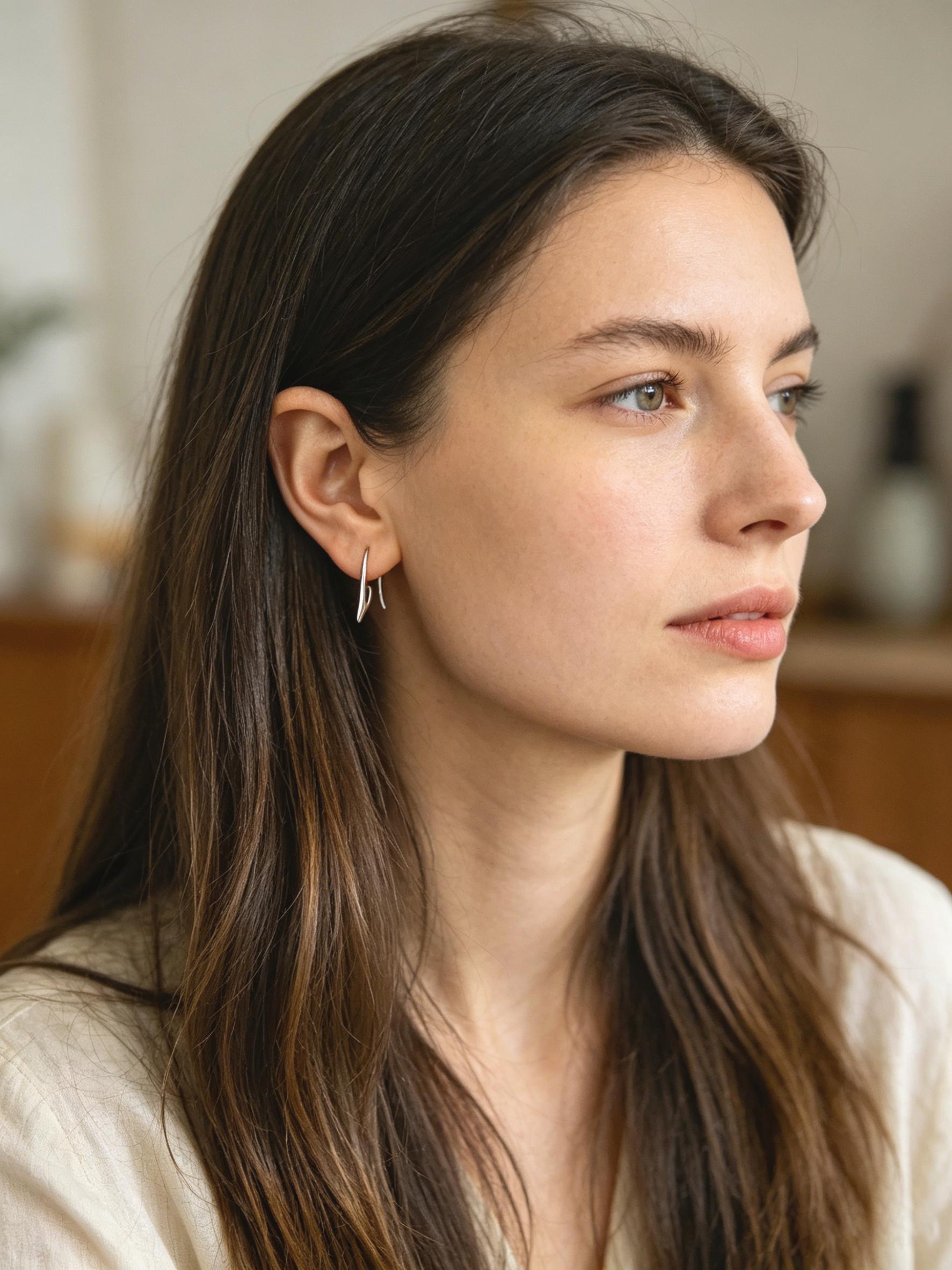10pcs Gold/ Rhodium plated Brass Shell Earring Hook with Loop, Simple Earwires Earring Components (GB-2968)