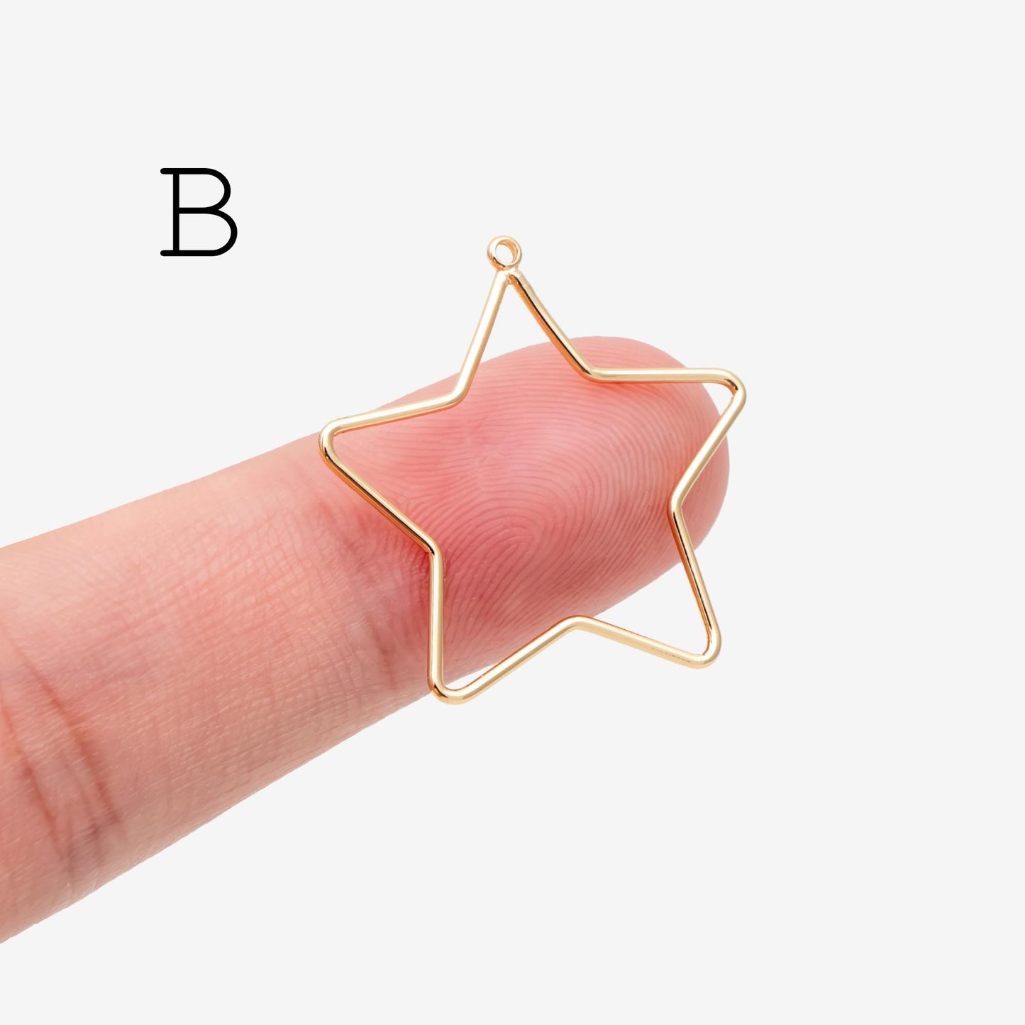 10pcs Gold/ Silver Tone Geometric Charms, 18K Gold/ Rhodium plated Brass Link Pendants, Teardrop Square Rhombus Triangle Heart (GB-368)