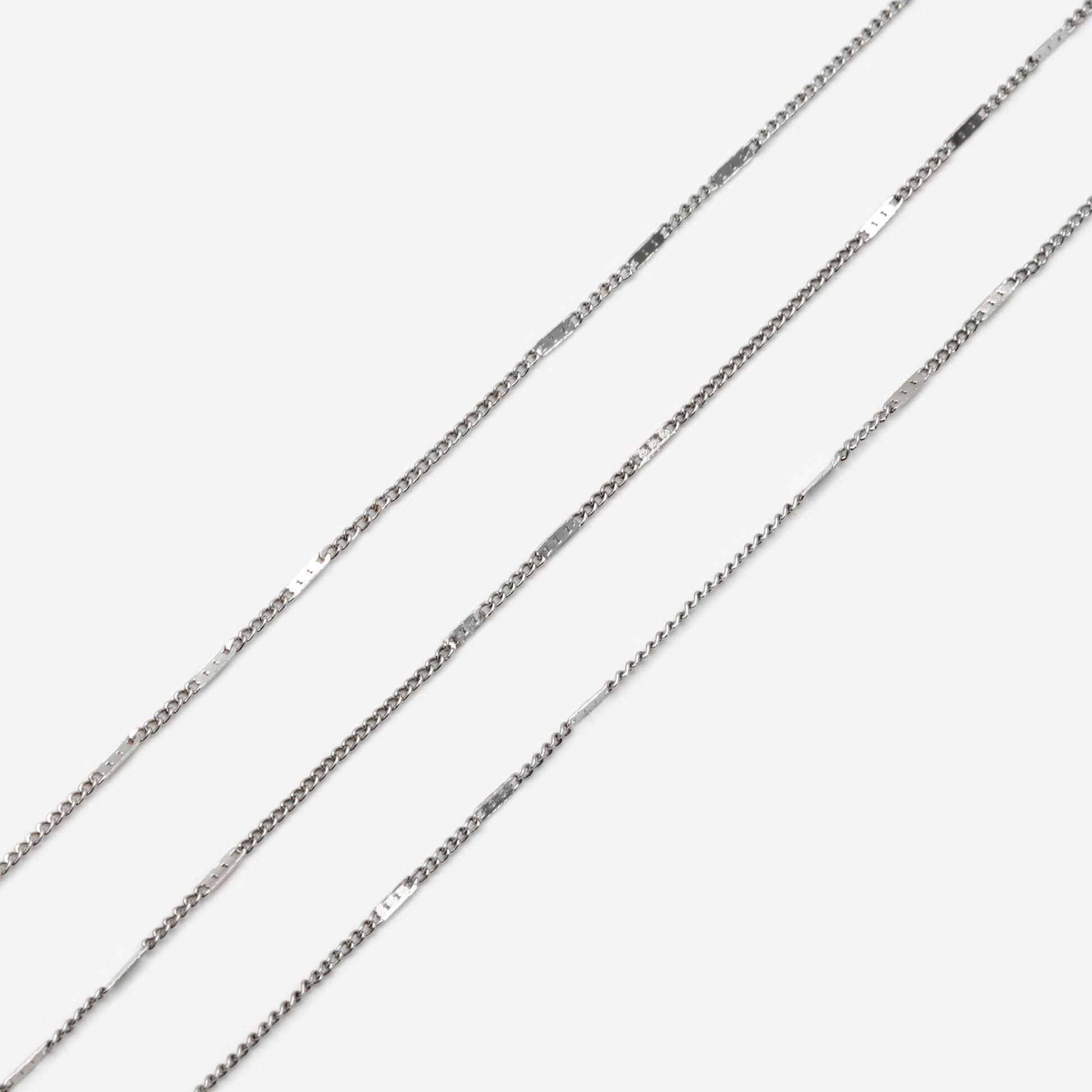 Gold Flat Circle Chains 1mm, Tiny Curb Chains, 18K Gold plated Brass, Dainty Necklace Findings (#LK-433)/ 1 Meter=3.3 ft
