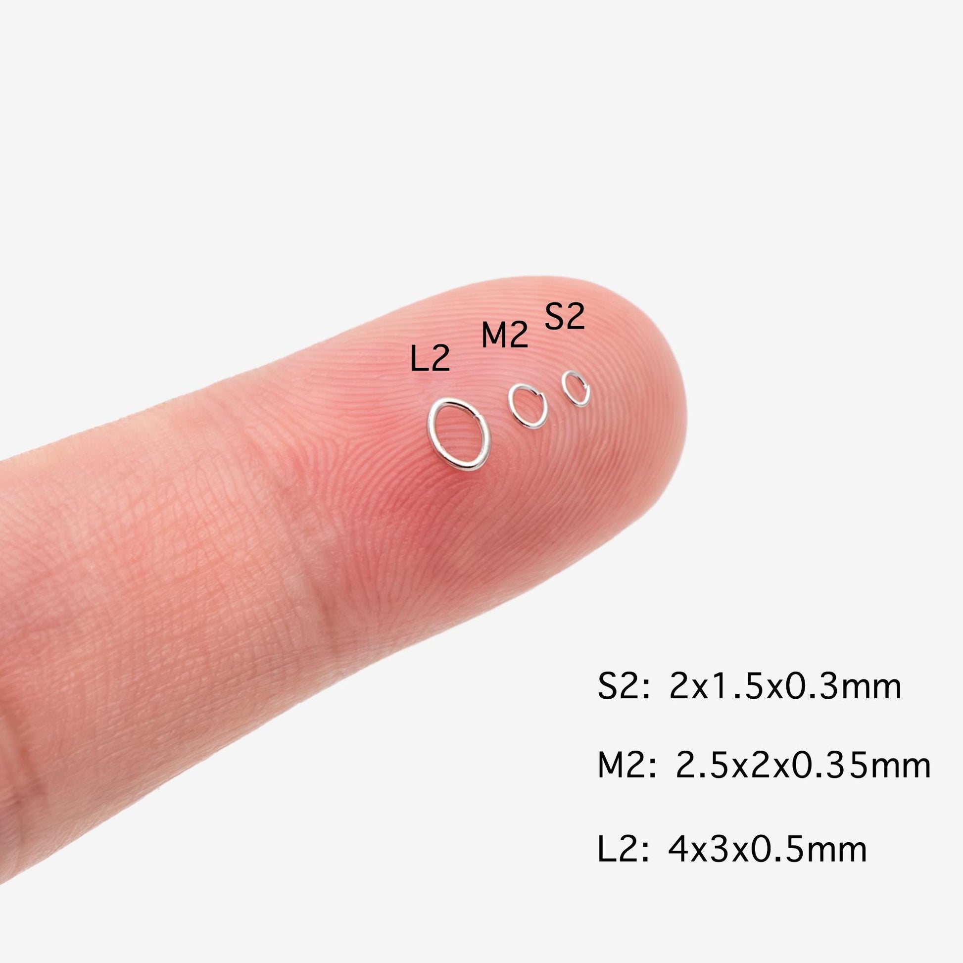 200pcs Gold/ Rhodium plated Stainless Steel Oval Jump Rings, Open Jump Rings, 4x3x0.5mm (24 Gauge) (GB-4776)