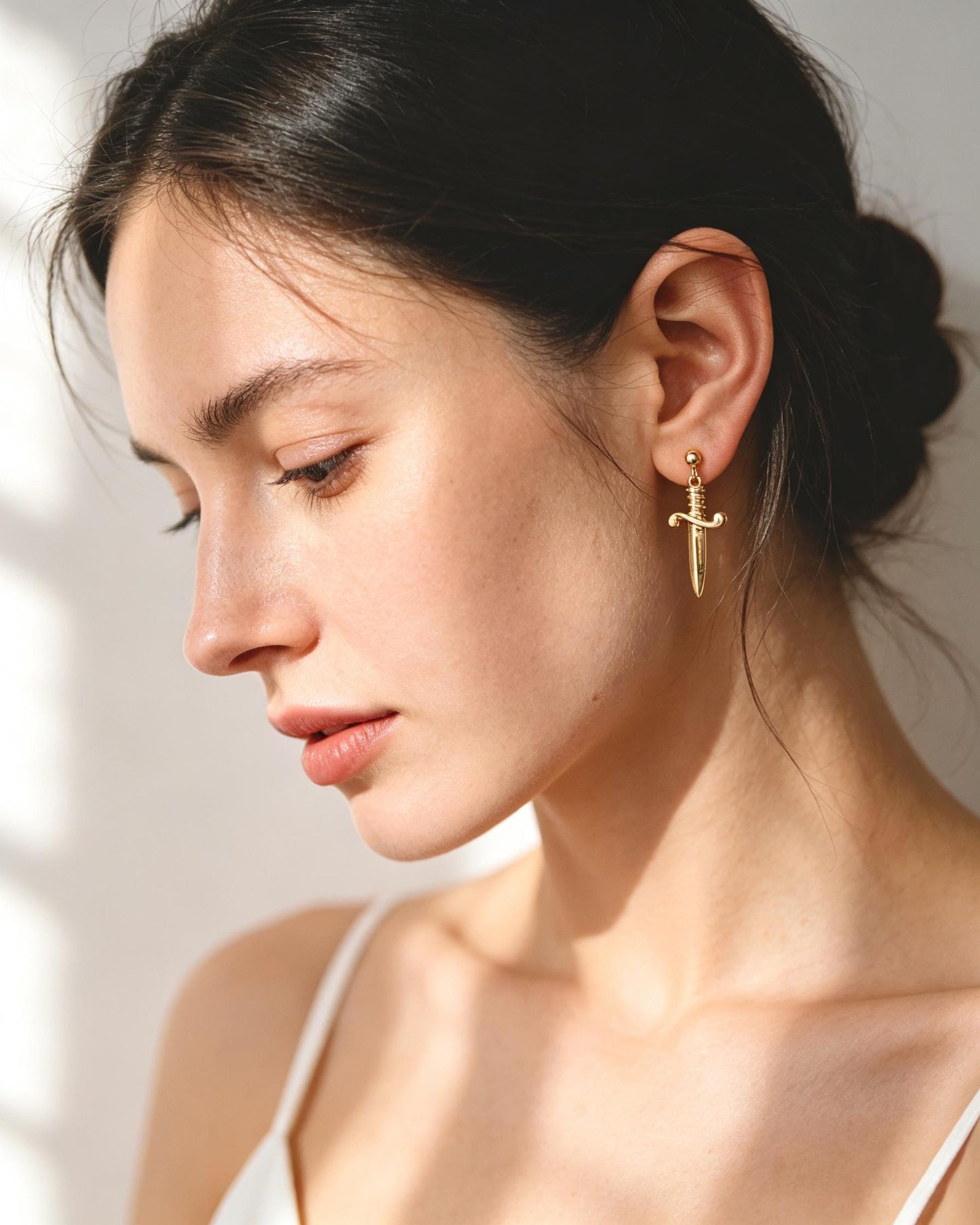 10pcs Gold/ Silver Tone Dirk Charm, Weapon Charm, Sword Charm, Dagger Charm (GB-2185)