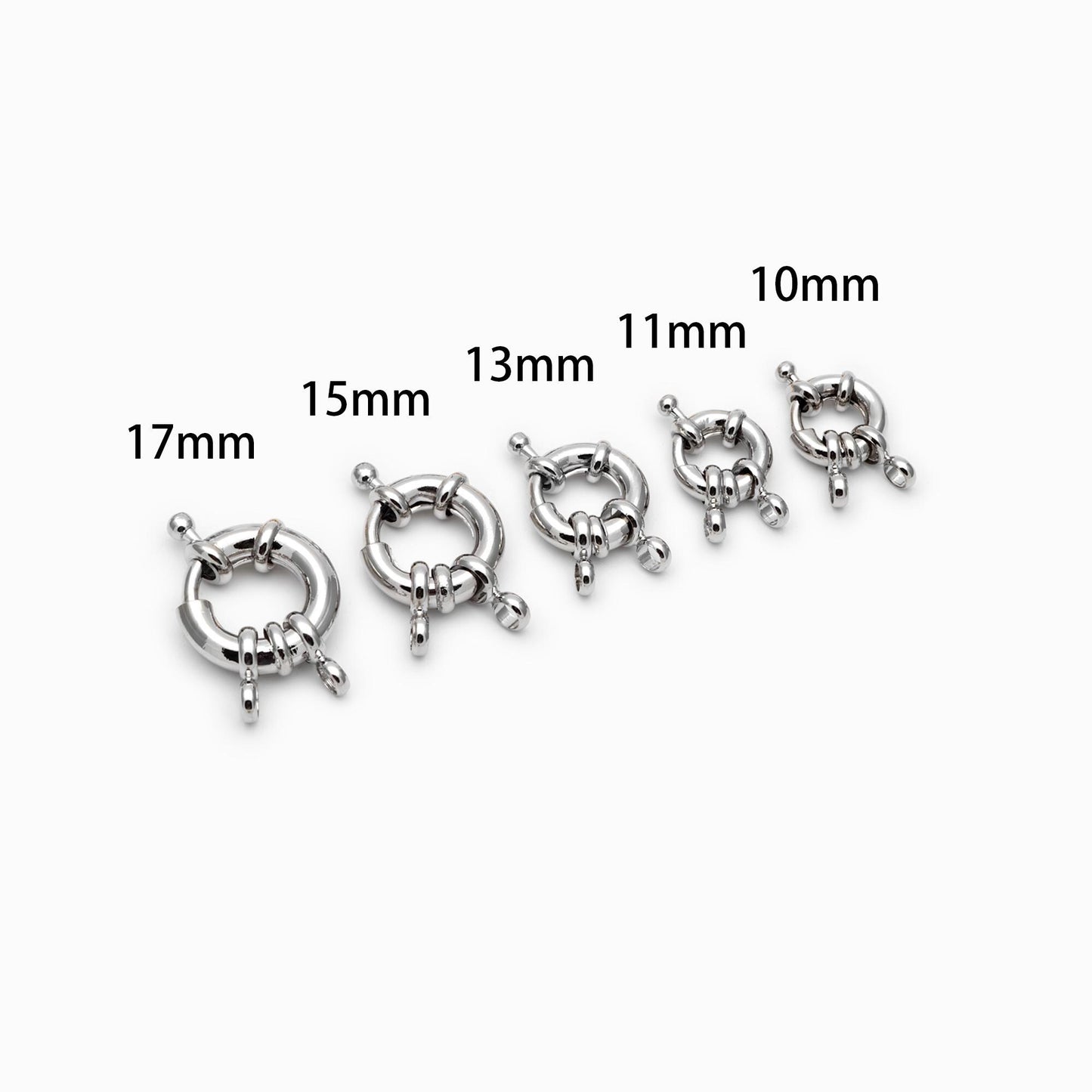 4pcs Gold Sailor Clasp,Round Clasp,Sailor Clasp for DIY Jewelry Making Supply (GB-4777)