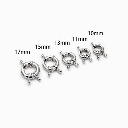 4pcs Gold Sailor Clasp,Round Clasp,Sailor Clasp for DIY Jewelry Making Supply (GB-4777)