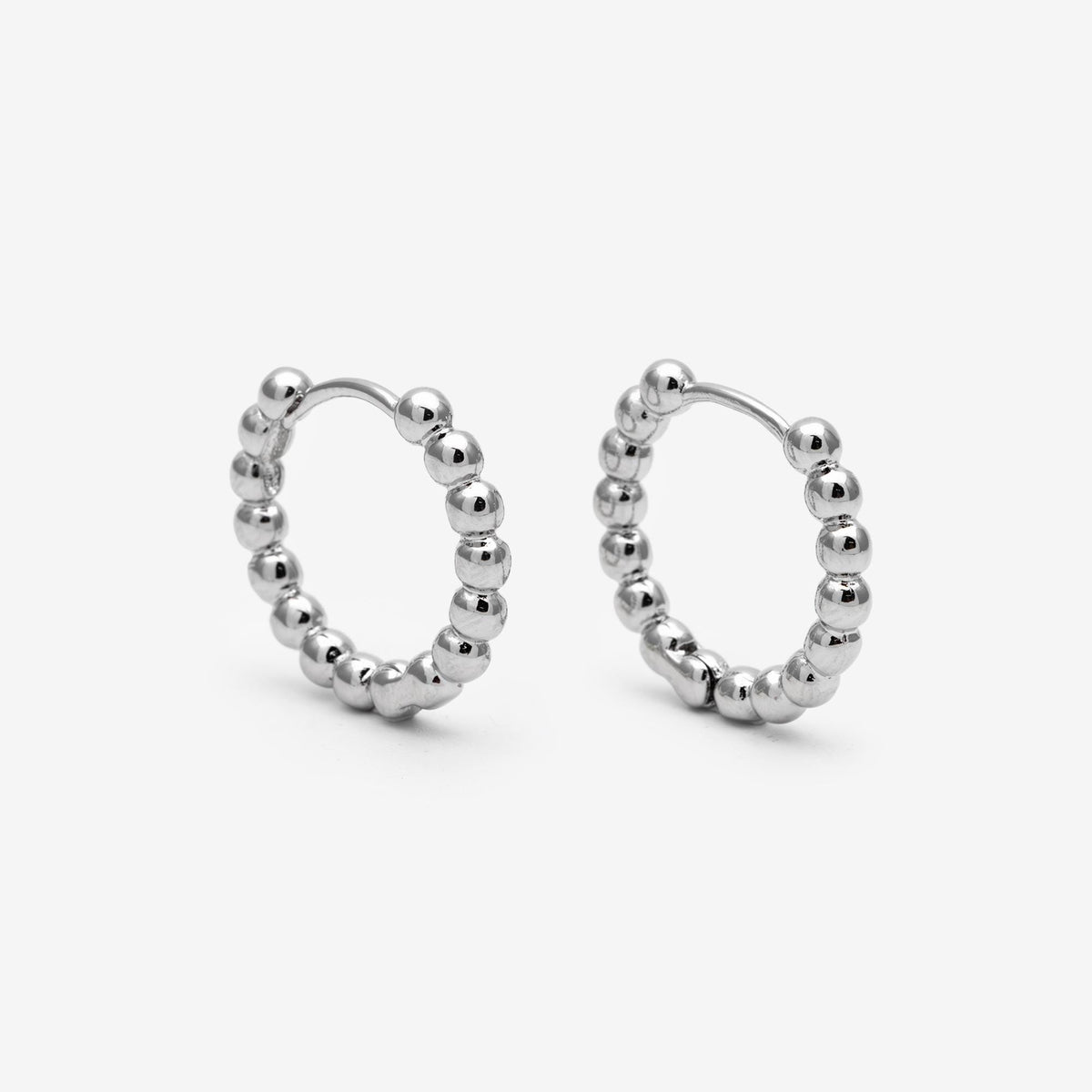 10pcs Gold/ Silver Hoop Earrings, 20mm, Gold Huggie Earrings, Gold Hoops, Huggies (GB-1948)