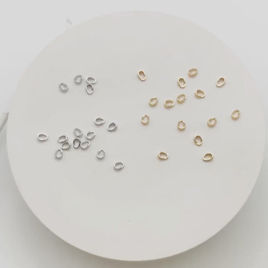 10pcs Gold/ Silver Snap Bail, Gold/ Rhodium Plated Bail, Gold Locket Bail, Bulk Gold Bail, Pendant Bails, Metal Bails (GB-1468-A)