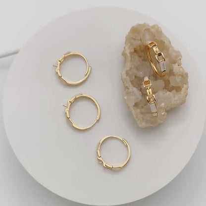 4pcs Shell Pave Gold Adjustable Ring With Pearl Peg, Ring Mountings, Ring Finding (JZ-047)